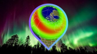 A aurora boreal pode ser visível em 10 estados, de 13 a 14 de novembro
 - Printis