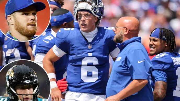 A história preocupante enfrentada por Jaxson Dart após a mudança de treinador do Giants
 - Printis