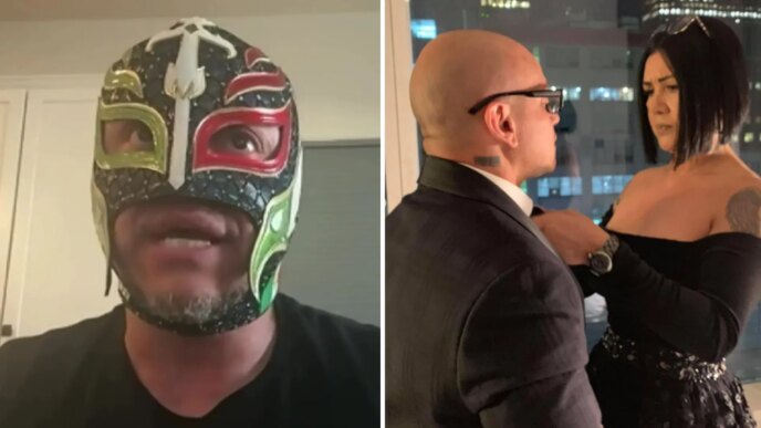 A lenda da WWE Rey Mysterio compartilha uma atualização pessoal comovente
 - Printis