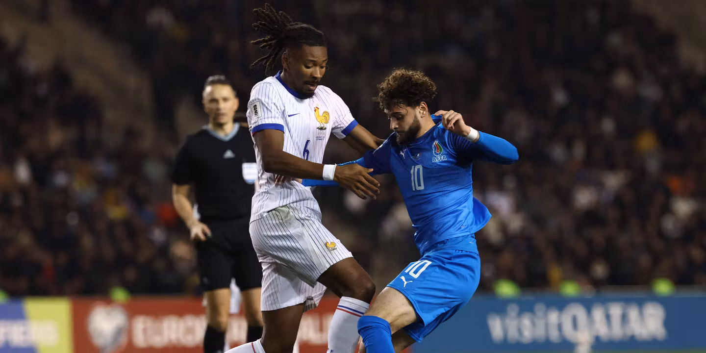 AO VIVO | Azerbaijão x França: os Blues dominam a partida na esteira de Maghnes Akliouche
 - Printis