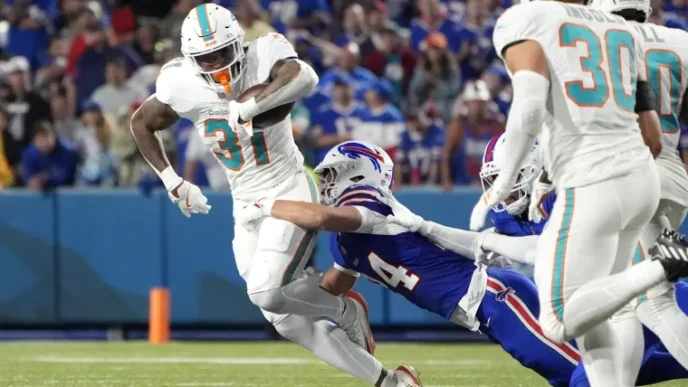 Atualização sobre lesão de Ollie Gordon: últimas notícias sobre o status do Dolphins RB no jogo da semana 11
 - Printis
