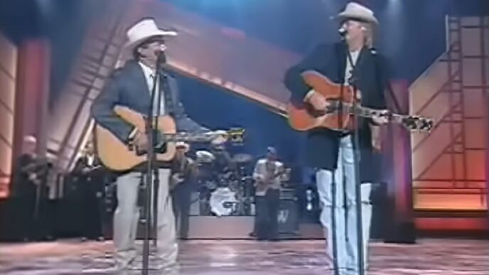 CMA Awards 1999: Alan Jackson e George Strait corajosamente convocam a rádio country com “Murder On Music Row”
 - Printis