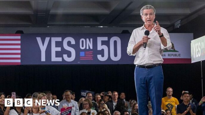 Departamento de justiça dos EUA processa Califórnia após redistritamento
 - Printis