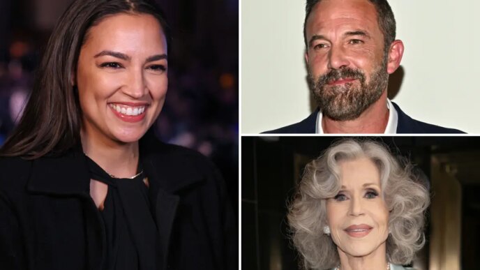 Exclusivo | AOC alardeia pequenos doadores – mas celebridades como Jane Fonda e Ben Affleck doam muito
 - Printis