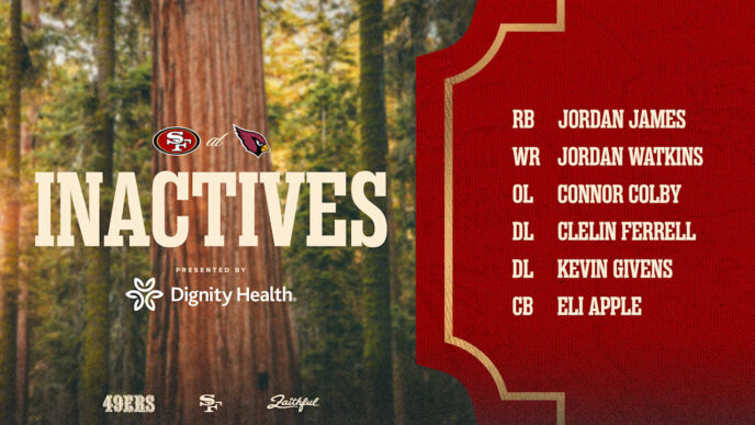 Ferrell OUT, Lenoir Active vs. Inativos para a semana 11 #SFvsAZ
 - Printis