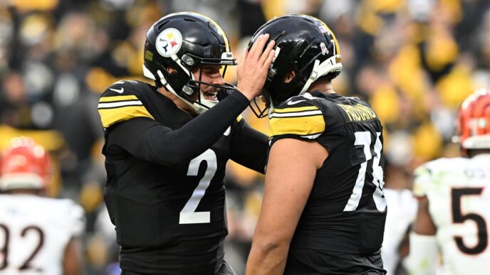 Gerry Dulac: Liderados por Mason Rudolph, os Steelers obtiveram energia de suas reservas
 - Printis