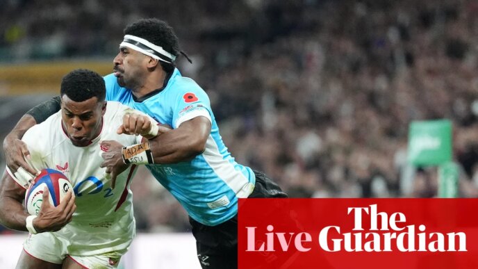 Inglaterra x Fiji: união de rugby da Autumn Nations Series – ao vivo | União de rúgbi
 - Printis