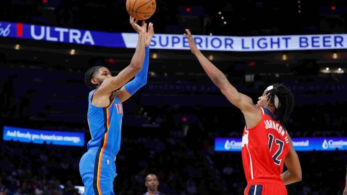 Isaiah Joe teve um início histórico de filmagem para o Thunder
 - Printis