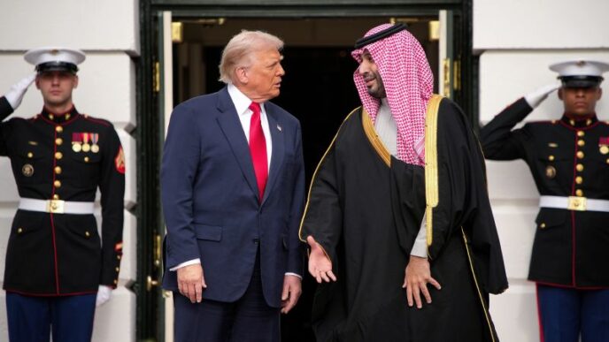 Jatos, chips e uma ficha limpa: o príncipe herdeiro da Arábia Saudita conseguiu quase tudo que queria de Trump
 - Printis