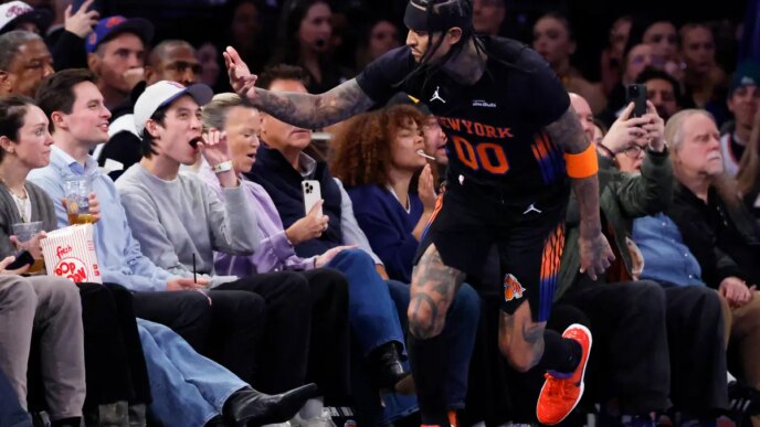 Jordan Clarkson usando as aspirações dos Knicks para acalmar as maiores preocupações em torno do jogo
 - Printis