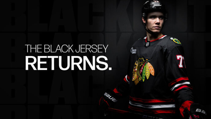 LANÇAMENTO: Blackhawks trazem de volta a lendária camisa preta alternativa
 - Printis