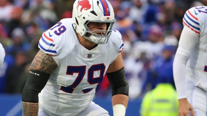 Lesão de Spencer Brown: Buffalo Bills tackle machucado, mas no jogo contra os Texans
 - Printis