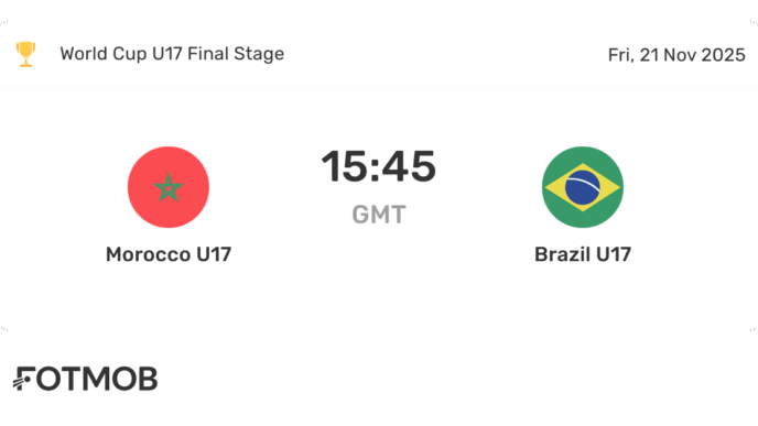 Marrocos U17 vs Brasil U17
 - Printis