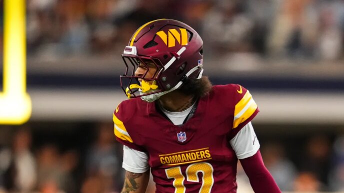 Mudanças na lista de comandantes de Washington: Wide receivers contratados do time de treino; Trey Amos para IR
 - Printis