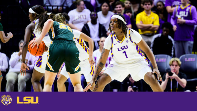 Nº 5 LSU retorna ao PMAC para confronto com Charlotte – LSU
 - Printis