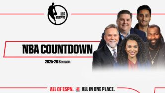 Nova equipe ESPN NBA Countdown estreia em 19 de novembro
 - Printis