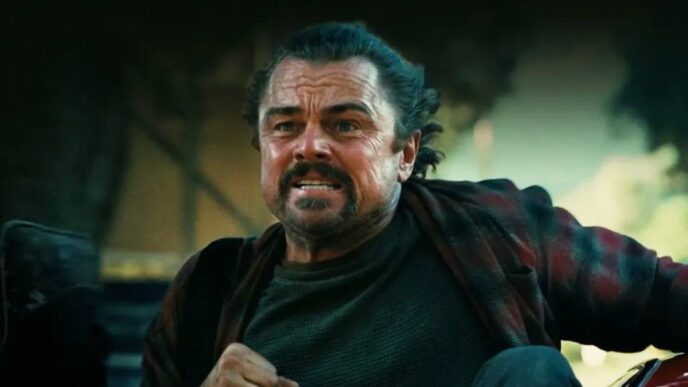 O ator de Leonardo DiCaprio preparado para superar o filme de ficção científica de Colin Farrell Total Recall
 - Printis