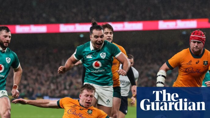 O melhor jogador australiano usava as cores irlandesas, diz o técnico dos Wallabies após grande derrota | Seleção Australiana de Rugby Union
 - Printis