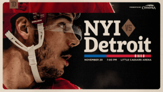 PRÉ-VISUALIZAÇÃO: Red Wings hospeda Islanders for Hockey Fights Cancer Game, apresentado pela Comerica, na quinta-feira 
 - Printis