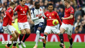 Premier League AO VIVO: Tottenham x Man Utd – pontuação, estatísticas e atualizações
 - Printis
