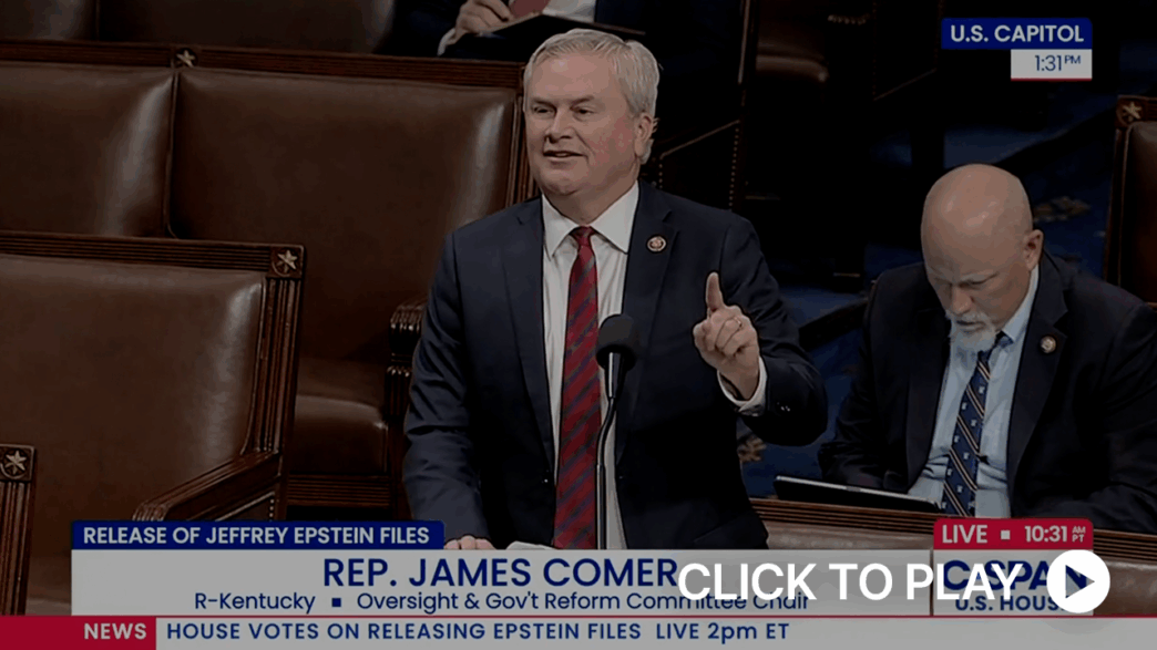 Presidente Comer destrói boato anti-Trump dos democratas
 - Printis