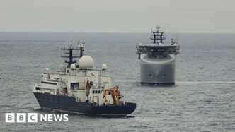 Quão sério é o movimento do navio espião russo?
 - Printis