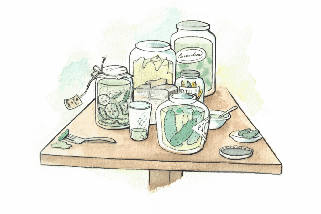 Refeitórios trazendo salmoura para o Dia Nacional do Picles
 - Printis