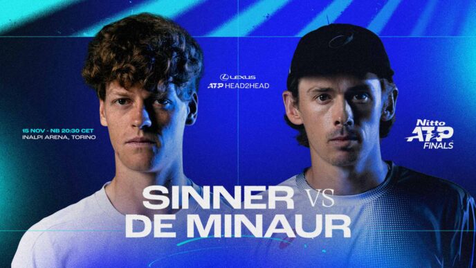 SF Preview: Sinner duela com De Minaur, Alcaraz e Auger-Aliassime no Nitto ATP Finals | Passeio ATP
 - Printis