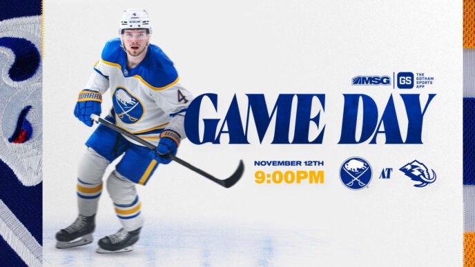 Sabres em Mammoth | Como assistir, notas de escalação e histórias
 - Printis