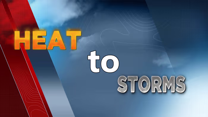 Temperaturas recordes são possíveis antes das tempestades do final da semana
 - Printis