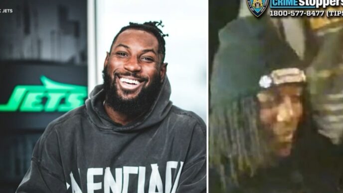 Tiro de Kris Boyd: novo vídeo de vigilância de homem procurado após jogador dos Jets baleado em Midtown Manhattan, Nova York
 - Printis