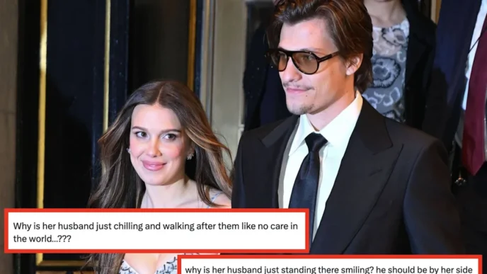 Veja por que as pessoas ficam chocadas com um vídeo viral de Millie Bobby Brown protegendo sua filha dos paparazzi
 - Printis